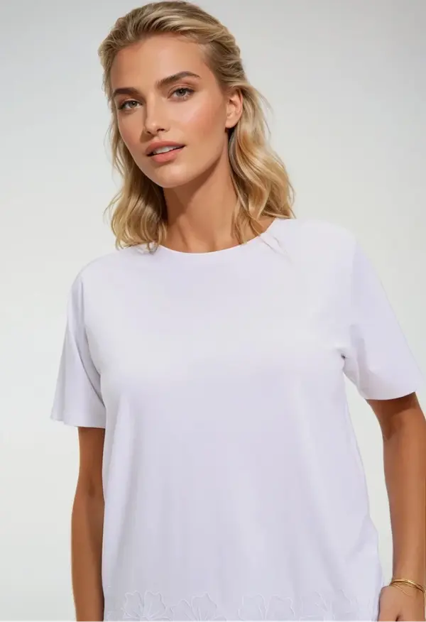 Marisse Marisse White Cotton Blouse