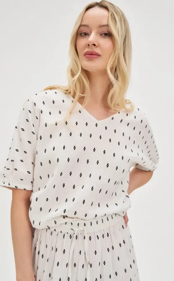 Marisse Marisse White Cotton Shirt