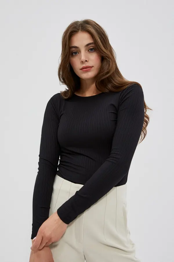 Marisse Marisse Women's Blouse L-Ts-4008 Black