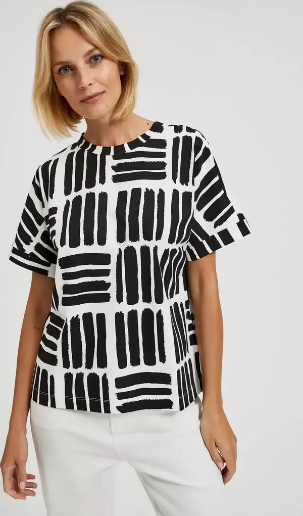 Marisse Marisse Women's Blouse L-Ts-4320 Off White