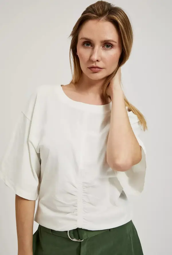 Marisse Marisse Women's Blouse L-Ts-4338 Off White