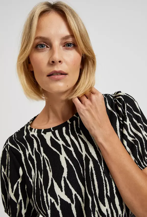 Marisse Marisse Women's Blouse L-Ts-4341 Black