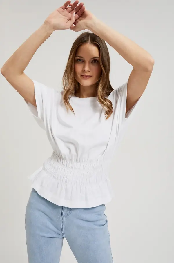 Marisse Marisse Women's Blouse L-Ts-4368 White