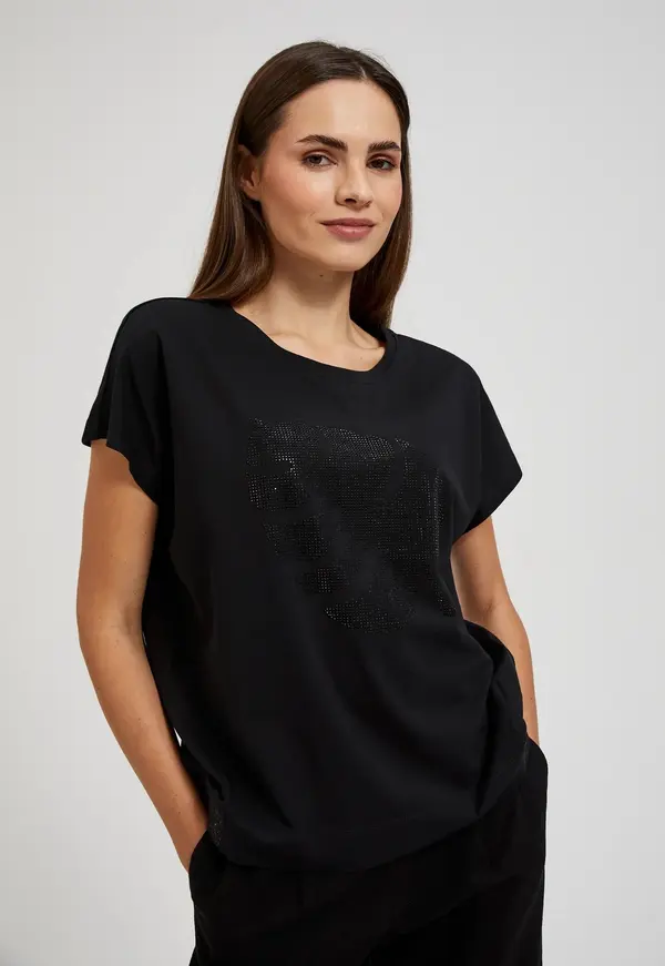 Marisse Marisse Women's Blouse L-Ts-4370 Black