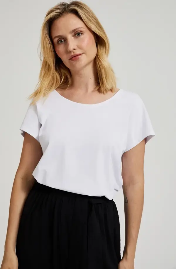 Marisse Marisse Women's Blouse L-Ts-4419 White