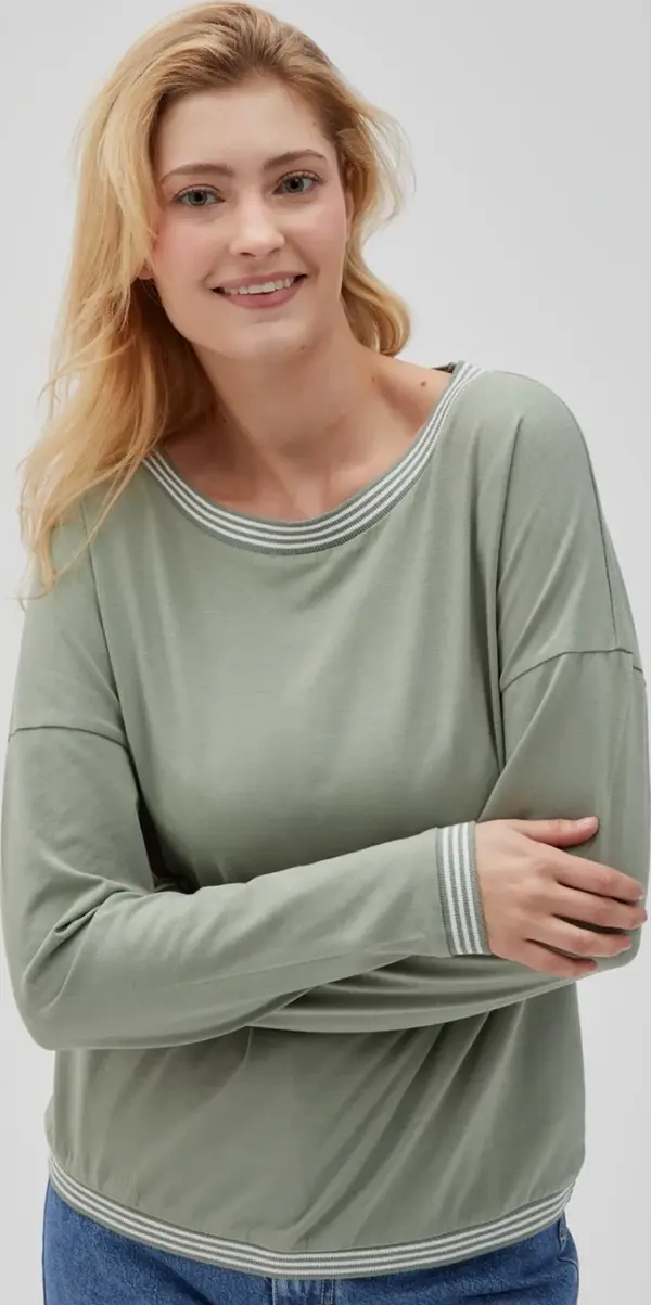 Marisse Marisse Women's Blouse L-Ts-4617 Olive