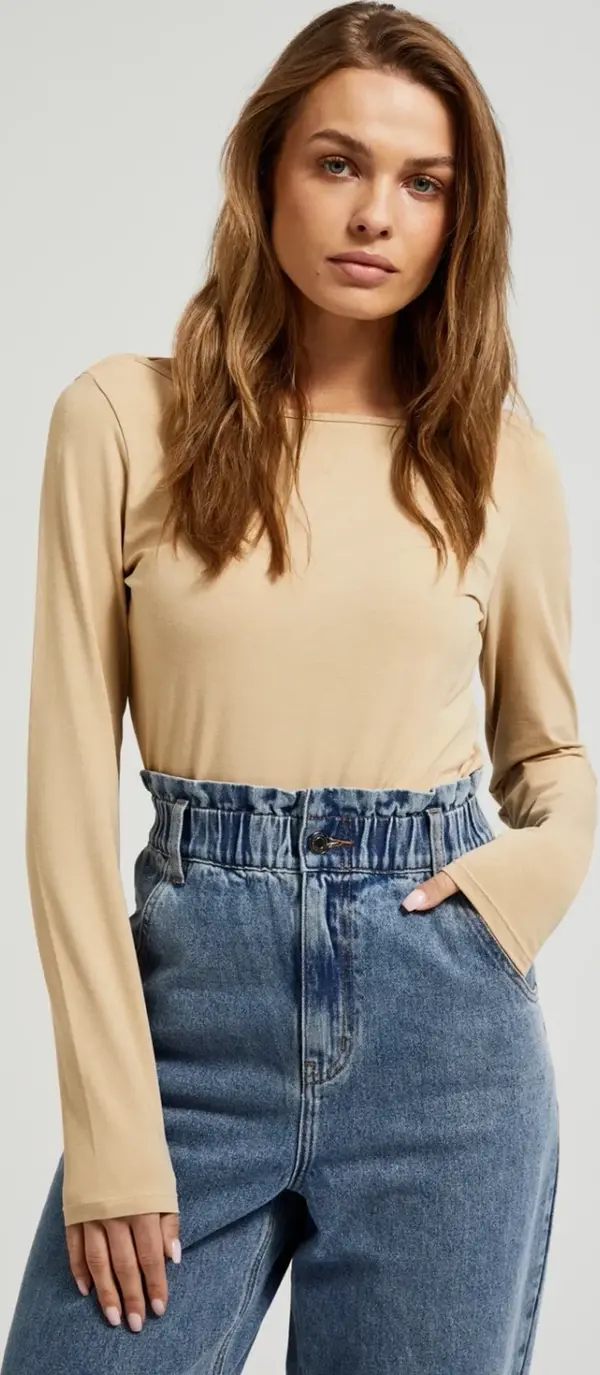 Marisse Marisse Women's Blouse Z-Ts-4502 Beige