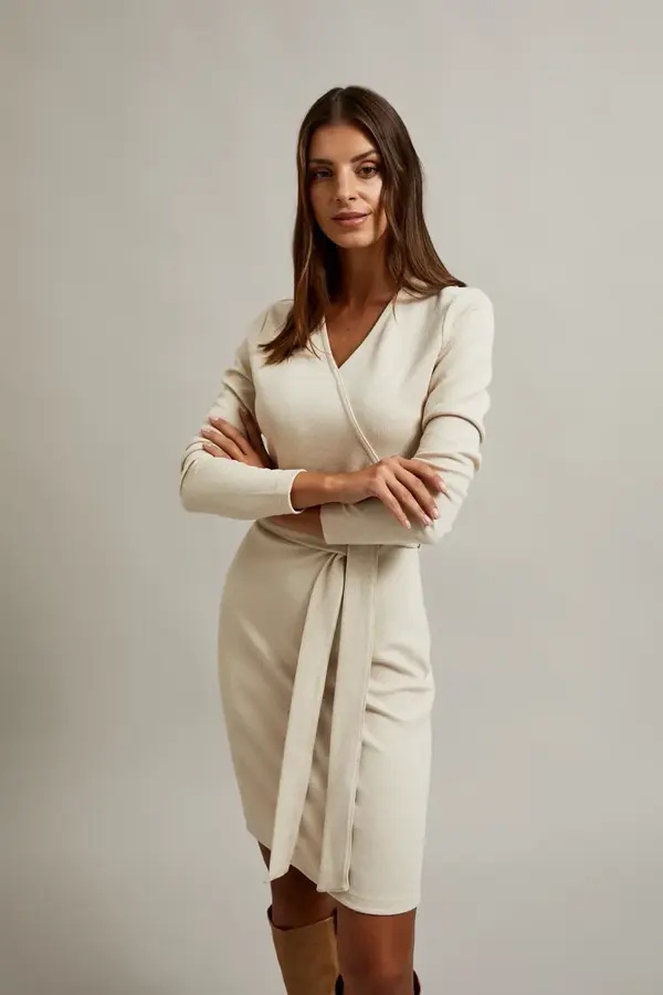 Marisse Marisse Women's Dress L-Su-4604 L.Beige