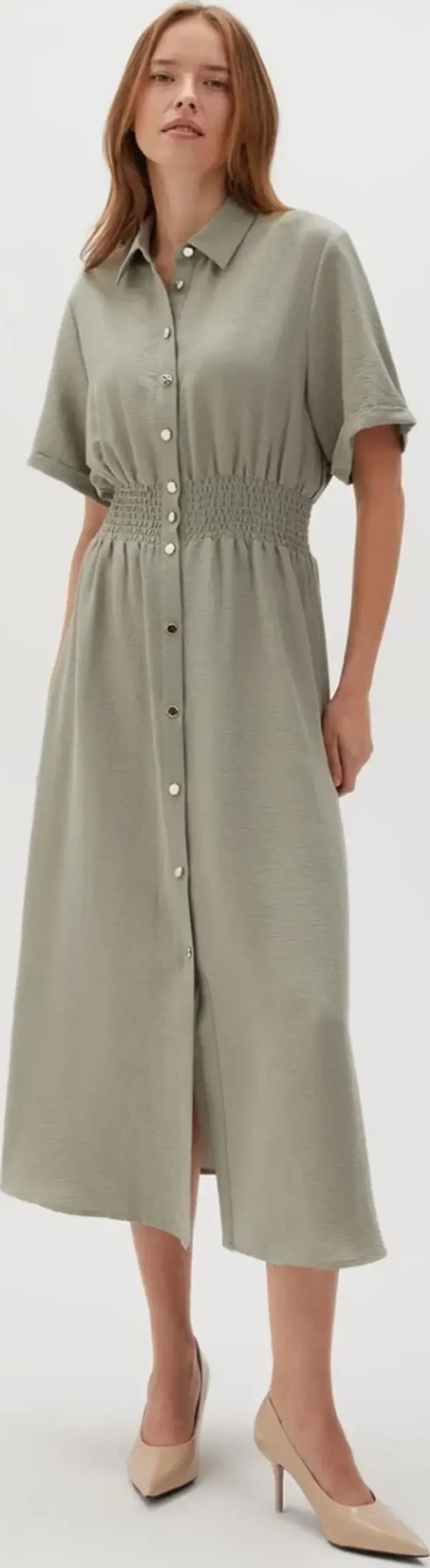 Marisse Marisse Women's Dress L-Su-4614 Olive