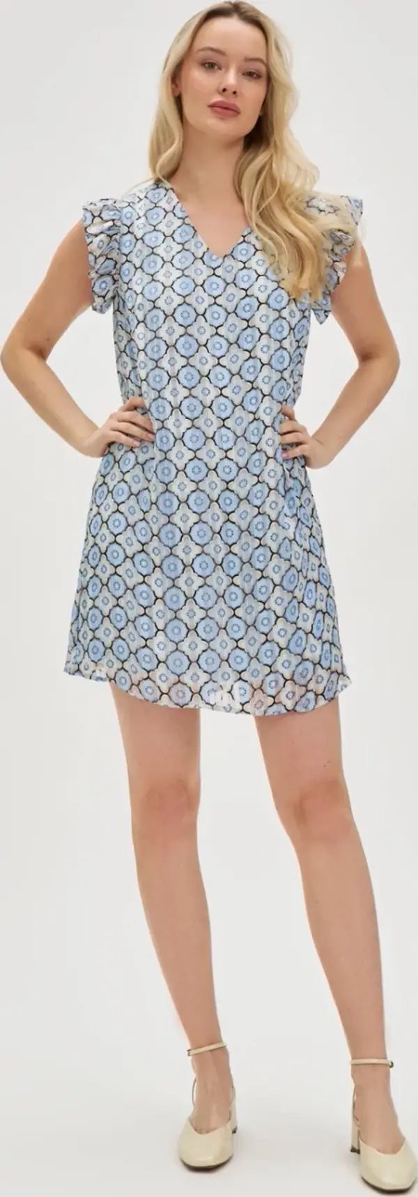 Marisse Marisse Women's Dress L-Su-4629 Blue