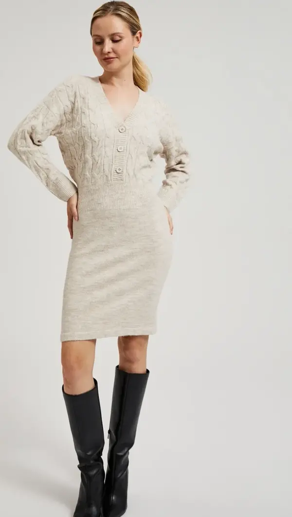 Marisse Marisse Women's Dress Z-Su-4523 Beige Mel