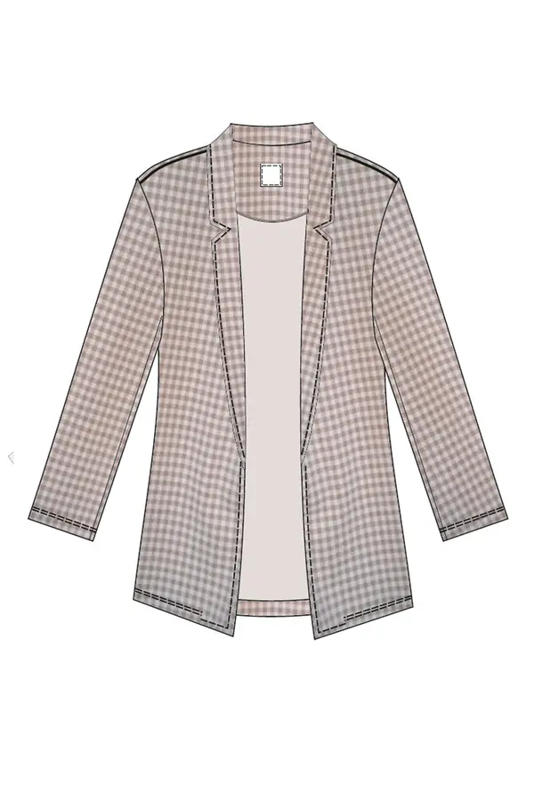 Marisse Marisse Women's Jacket L-Mr-4315 D.Brown