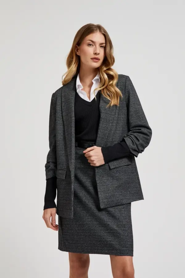 Marisse Marisse Women's Jacket Z-Mr-4514 D.Grey
