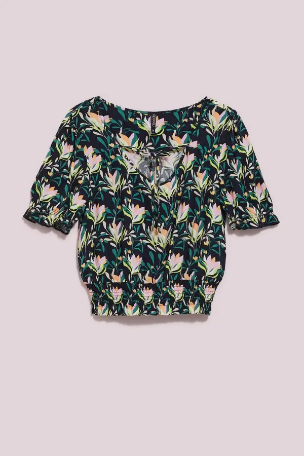 Marisse Marisse Women's Shirt L-Ko-4046 Navy