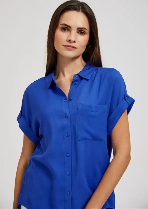 Marisse Marisse Women's Shirt L-Ko-4346 L.Navy