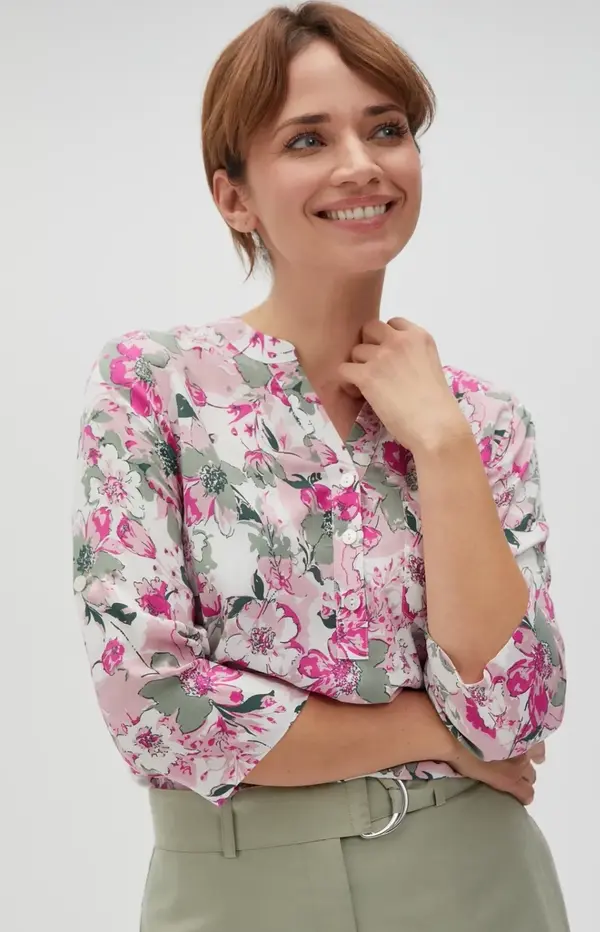 Marisse Marisse Women's Shirt L-Ko-4610 Fuchsia