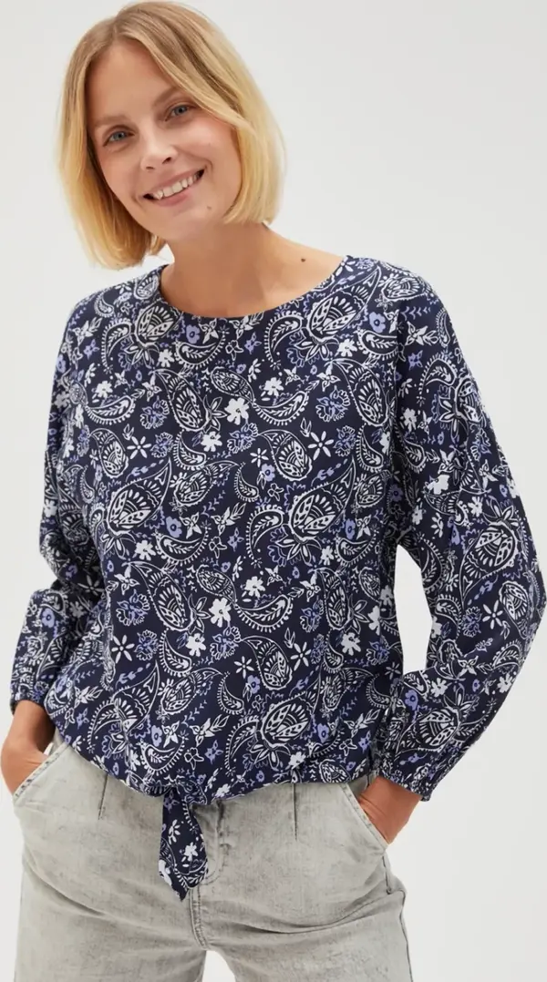 Marisse Marisse Women's Shirt L-Ko-4617 Navy