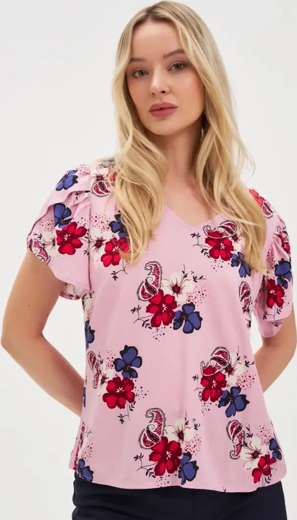 Marisse Marisse Women's Shirt L-Ko-4622 Pink