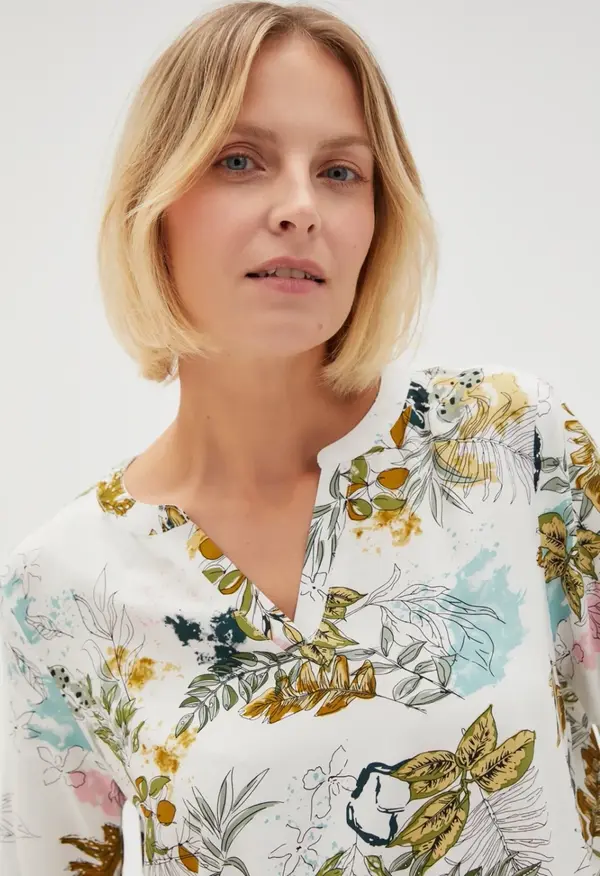 Marisse Marisse Women's Shirt L-Ko-4627 Off White