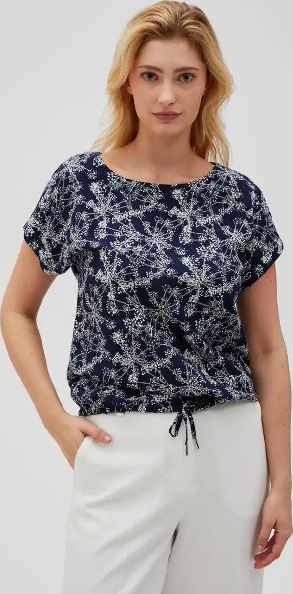 Marisse Marisse Women's Shirt L-Ko-4628 Navy