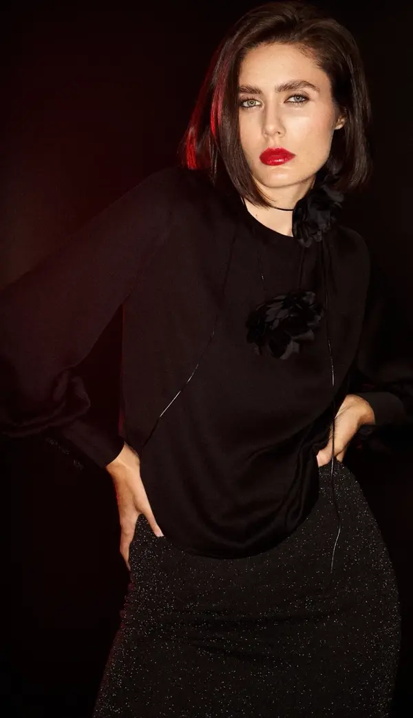 Marisse Marisse Women's Shirt Z-Ko-4530 Black