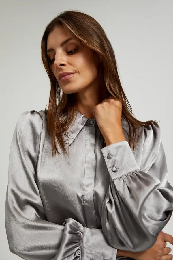 Marisse Marisse Women's Shirt Z-Ko-4532 Graphite