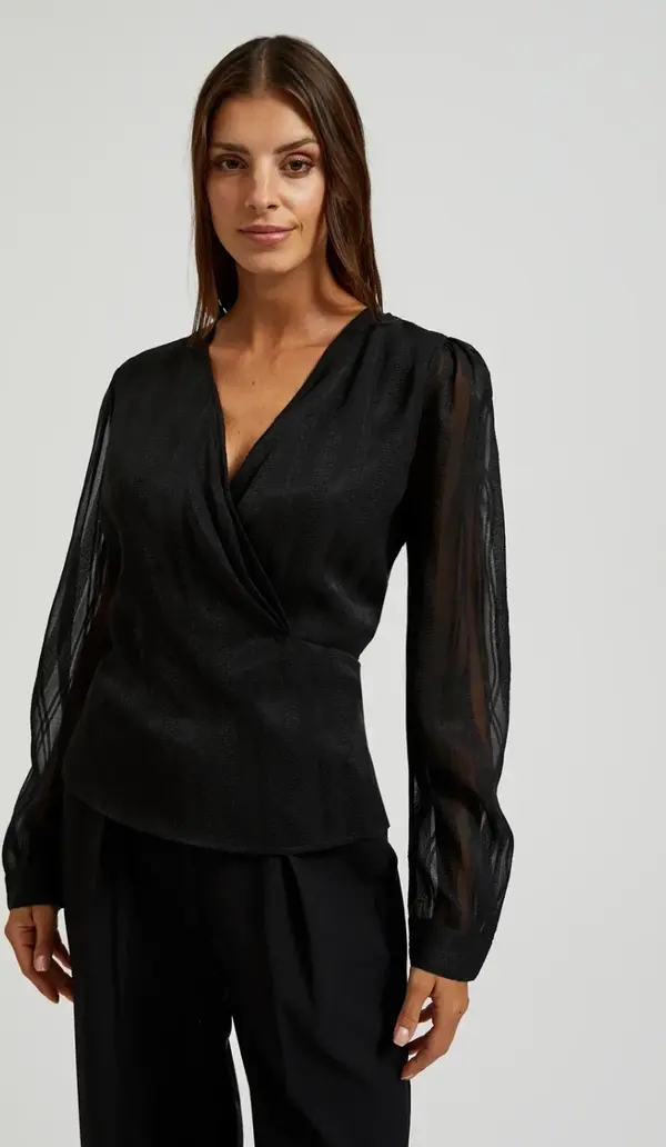 Marisse Marisse Women's Shirt Z-Ko-4542 Black