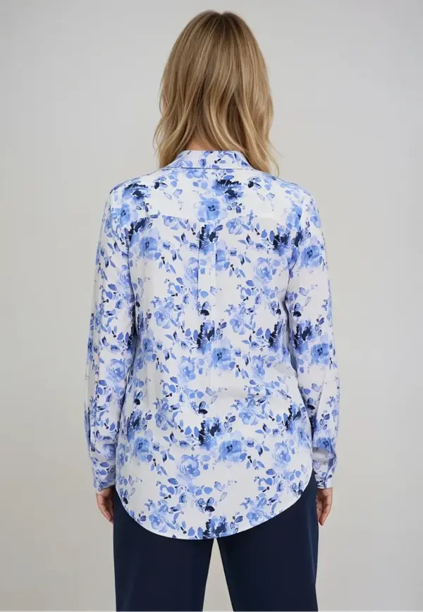 Marisse Marisse WOMEN'S SHIRT Z-KO-4806 BLUE