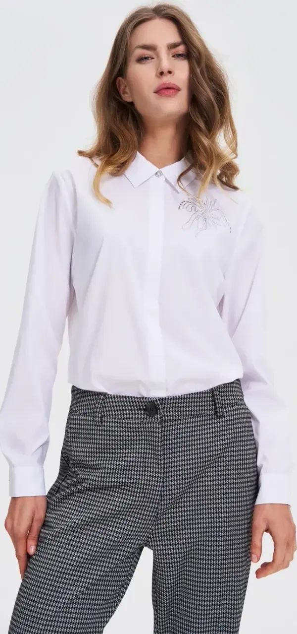 Marisse Marisse WOMEN'S SHIRT Z-KO-4812 WHITE