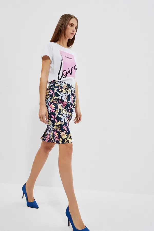 Marisse Marisse Women's Skirt L-Sc-4006 D.Oak