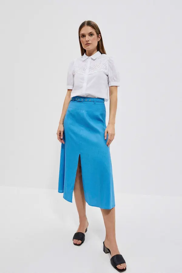 Marisse Marisse Women's Skirt L-Sc-4020 Fresh Blue
