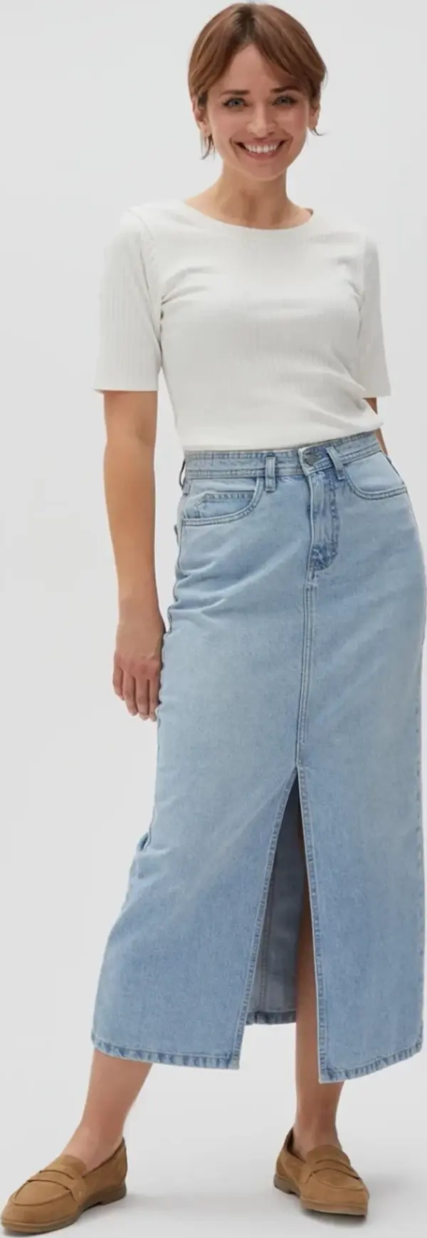 Marisse Marisse Women's Skirt L-Sc-4601 L.Blue