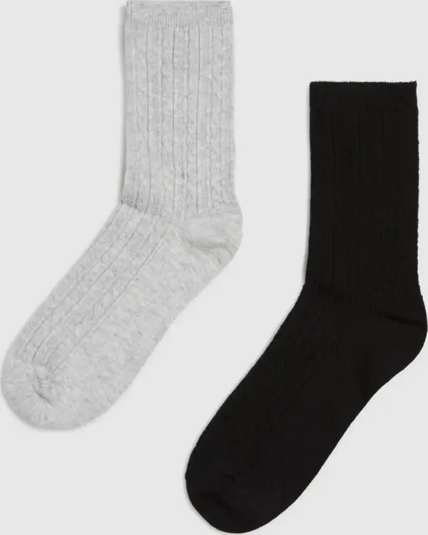 Marisse Marisse Women's Socks Z-Sk-4507 Grey Mel