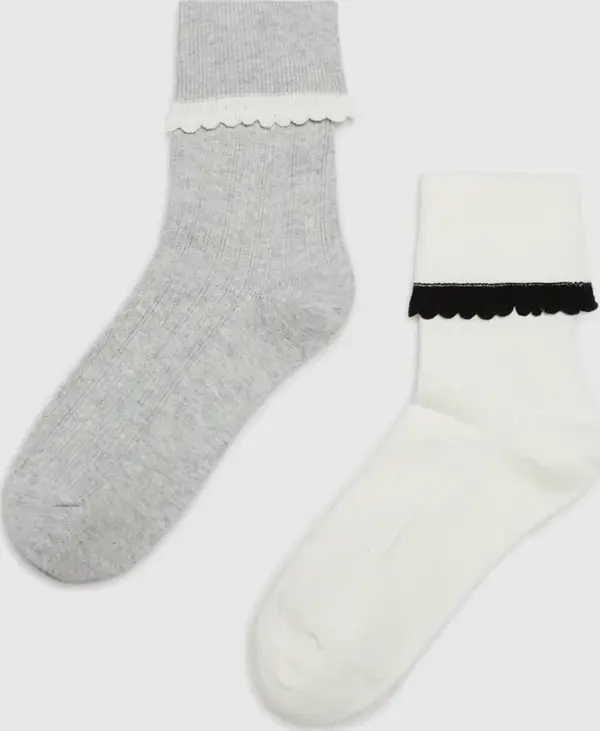 Marisse Marisse Women's Socks Z-Sk-4508 Off White