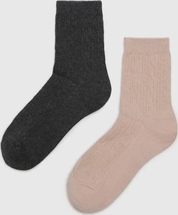 Marisse Marisse Women's Socks Z-Sk-4509 Dusty Pink