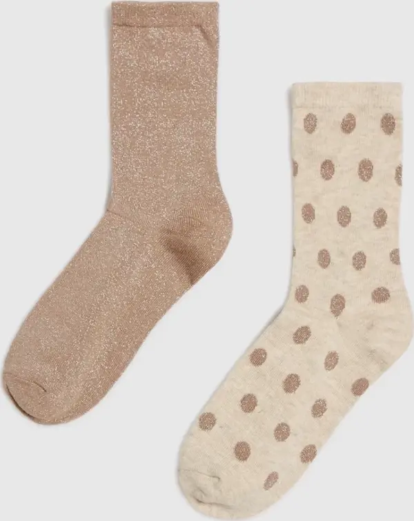 Marisse Marisse Women's Socks Z-Sk-4510 L.Beige Mel