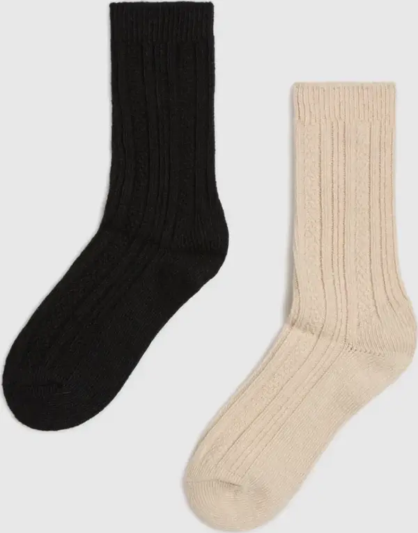 Marisse Marisse Women's Socks Z-Sk-4512 Beige