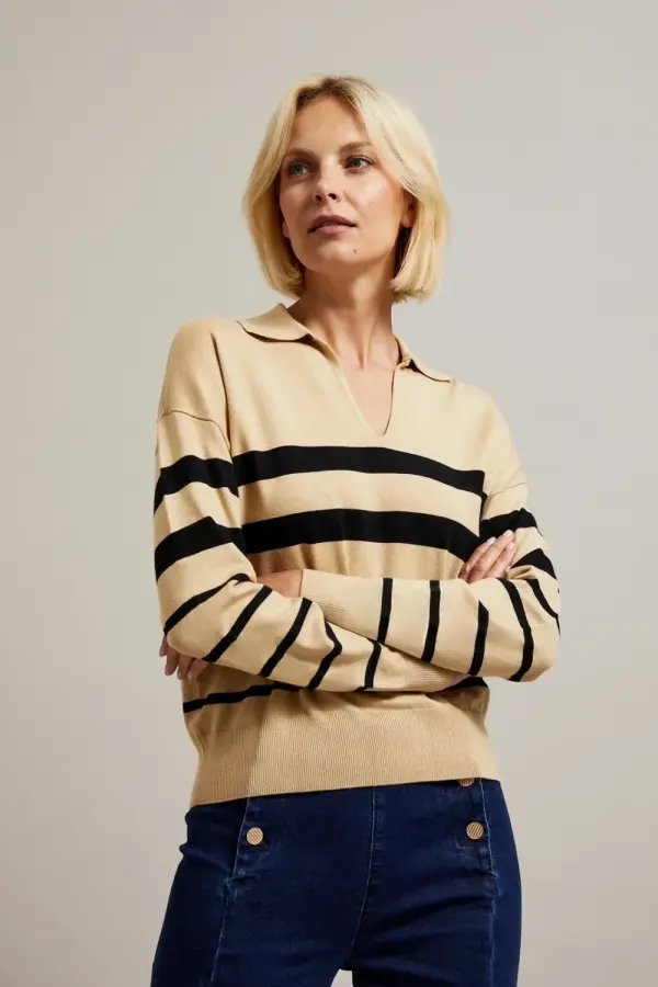 Marisse Marisse Women's Sweater Z-Sw-4504 Beige