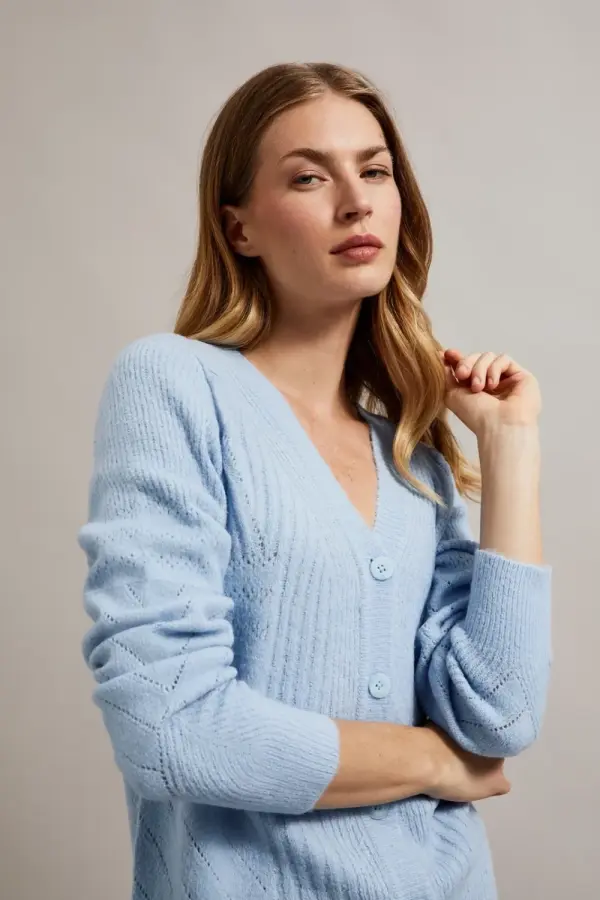 Marisse Marisse Women's Sweater Z-Sw-4508 L.Blue