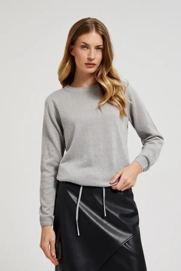 Marisse Marisse Women's Sweater Z-Sw-4515 Grey