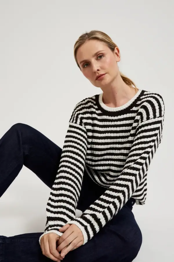 Marisse Marisse Women's Sweater Z-Sw-4544 Off White
