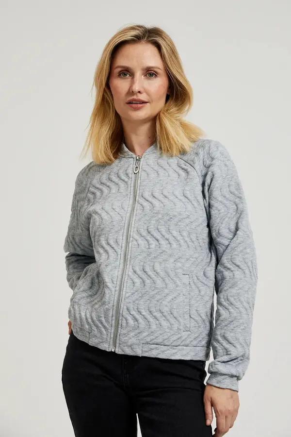 Marisse Marisse Women's Sweatshirt Z-Bl-4506 L.Grey