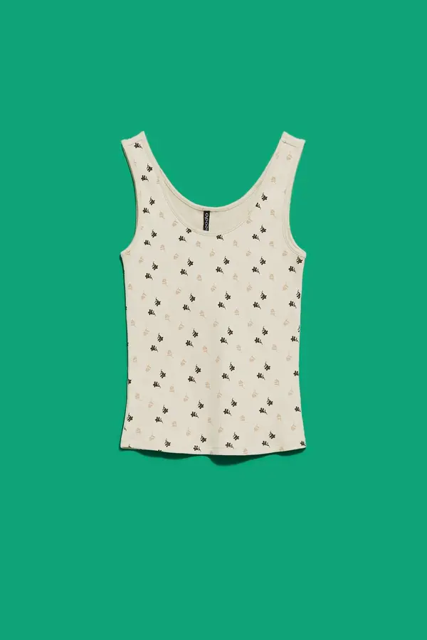 Marisse Marisse Women's T-Shirt L-Ts-4082 L.Beige