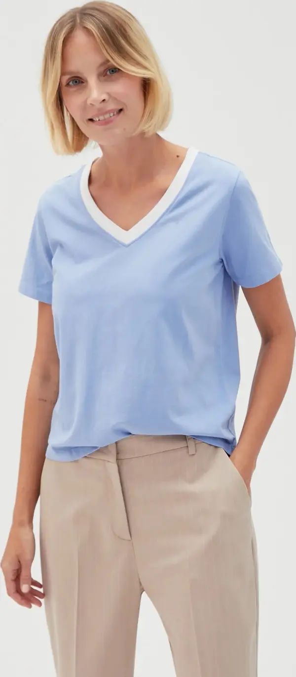 Marisse Marisse Women's T-Shirt L-Ts-4600 Blue