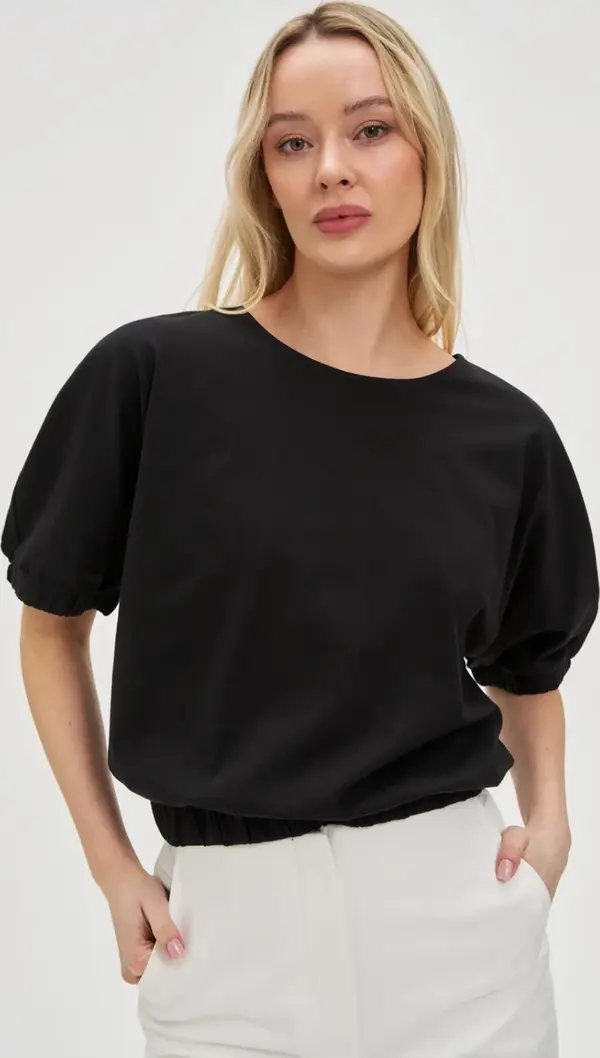 Marisse Marisse Women's T-Shirt L-Ts-4618 Black