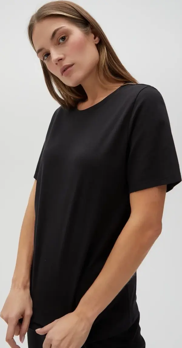 Marisse Marisse Women's T-Shirt L-Ts-4624 Black