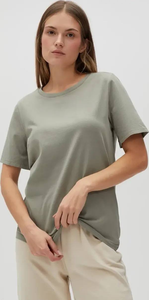 Marisse Marisse Women's T-Shirt L-Ts-4624 Olive