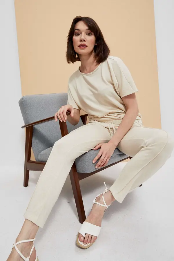 Marisse Marisse Women's Tracksuits L-Dr-3704 L.Beige