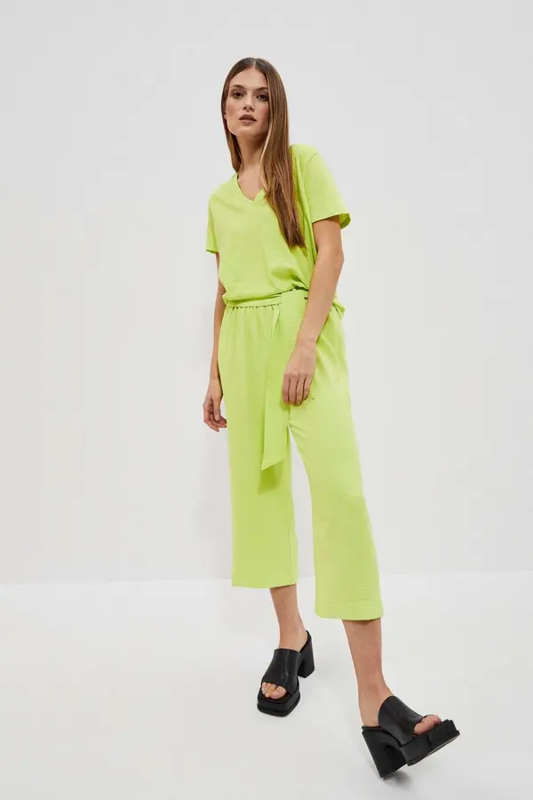 Marisse Marisse Women's Trousers L-Sp-4022 L.Green