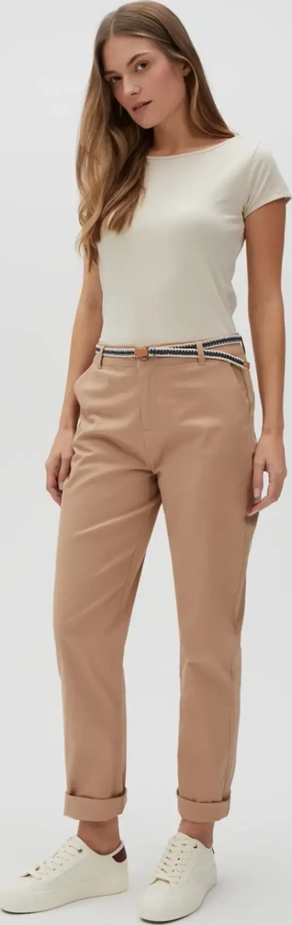 Marisse Marisse Women's Trousers L-Sp-4600 L.Brown